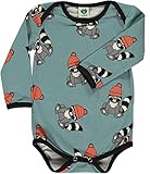  Smafolk Body Allover Waschbär Raccoon blau Gr. 68