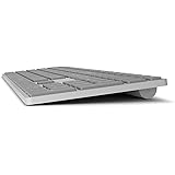 Microsoft – Surface Keyboard – Clavier sans fil Bluetooth compatible Windows et macOS (Clavier AZERTY français) – Gris (WS2-00004)