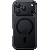 JETech Matte Magnetic Case for iPhone 18 Pro MAX, Black | Compatible with MagSafe, Translucent Back, Anti-Shock, Anti-Fingerp
