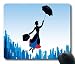 Produktbild Mauspad, Querformat, Motiv - Mary Poppins mit Regenschirm