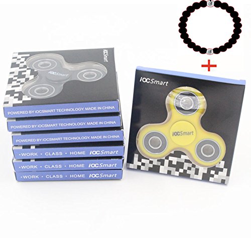 Fidget Hand Tri Spinner Anti-Anxiety and Depression Toys for Children and Adults (Yellow) Fidget Hand Tri Spinner Anti-Anxiety and Depression Toys for Children and Adults (Yellow)