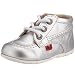 Kickers Kick Hi B, Baby Girls' Walking Baby Shoes, Silver (Silver), 4 Child UK (20 EU)