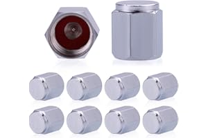 FANMURAN 8 Pz di Tappi Valvola Pneumatici in Metallo Auto Ruota Cappuccio Stelo Universale