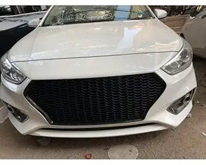 Rishab Enterprises Front Grill Compatible For New Hyundai Verna 2017 Onwards (Audi Style Grill)