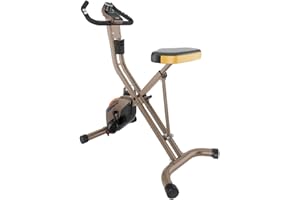 Exerpeutic Gold - Bicicleta de Ejercicio Plegable con Capacidad de Peso de 400 Libras