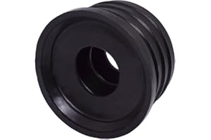 SKIR'CO Czarny gumowy łącznik rurowy 50 x 25 mm i adapter, reduktor do rury spustowej