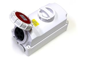 ESR 16 Amp Schalter Interlock 5 Pin Buchse 380 V – 415 V IP67 3P + N + E Wasserdicht Rot Triple Phase verriegelt Stecker 16 A