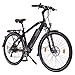 Produktbild NCM Venice+ 48V 28 Zoll Trekking / Urban E-Bike, 250W Das-Kit Heckmotor, 14Ah 672Wh designer Rahmen Akku mit Panasonic Li-Ion Zellen, hydraulische Tektro Scheibenbremsen, 8 Gang Shimano Altus / Acera Gangschaltung, matt schwarz