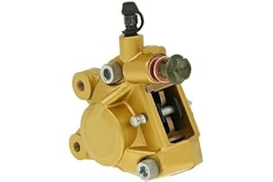 2EXTREME Bremssattel vorne gold kompatibel mit MBK Nitro kompatibel mit Yamaha Aerox 50 Cat 03-, Peugeot SPEEDFIGHT2 50 AC, Neos 50 2T, Ovetto 50 2-Takt, BW´s 50 NG -98