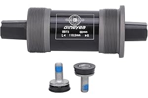 ENGWE MTB Movimento Centrale Quadrato per Bicicletta, per Mountain Bike, Bici da Strada, Fat Bike, 68 mm x 110,5/113/118/120/122,5 mm