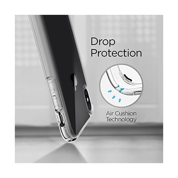 Spigen  057CS22127 Ultra Hybrid Funda iPhone XS/X - Transparente - Imagen 7