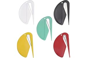 ‎CUHZA CUHZA 5er-Pack Brieföffner, Briefumschlagschneider Kunststoffschneider, effizienter Brieföffner mit scharfkantigem Briefumschlagschneider zum Verpacken von Post, Auspacken, Papierschneiden