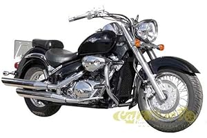 Paramotore Cromato SPAAN compatibile con Suzuki Intruder 800 Volusia / VL800 / C800 / C800R / C800B / M800 / VZ800 (05-10) / Boulevard M50 / C50