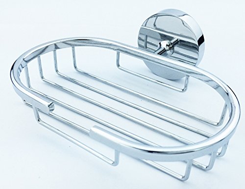 GDrems Edelstahl Wandmontage Badezimmer Küche Seifenschale Edelstahl-Seifenhalter Für Badezimmer Dusche, Verchromt - 3