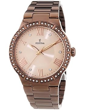 Festina Damen-Armbanduhr Analog Quarz Edelstahl beschichtet F16801/1