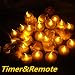 Produktbild Topstone Long Lasting Batteriebetriebene LED Teelicht mit Fernbedienung und 4 H 6 H 8 H Timer für Hauptdekoration Saisonale Festivals (Amber)