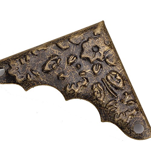 BQLZR Vintage Antike Dekorative Kantenschutz Tisch Kantenabdeckung Bronze Packung mit 20 - 4