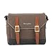 Produktbild Herringbone Digital-Spiegelreflex-Kameratasche Camera Bag DSLR Case Postman Spiegelreflex Universaltasche mit Schnellzugriff, Staubschutz, Tragegurt und Zubehörfach H1087 Brown Klein