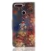 Produktbild Huawei Y6 2018 Hülle, Huawei Honor 7A Handyhüle, Alfort Prämie PU Leder Schutzhülle Messerform Magnetische Schnalle Farbig Lederhülle Tasche Wallet Case Cover für Huawei Y6 2018 / Honor 7A Smartphone 5.7" mit Kartensteckplatz und Standfunktion ( Farbige Blume )