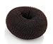 Beau Belle Hair Donut - Bun Maker - Hair Styling Bun Ring - Hair Tool Doughnut - Brown Hair Donut Ring Bun - Bun Ring Shaper Hair Former Doughnut Donut