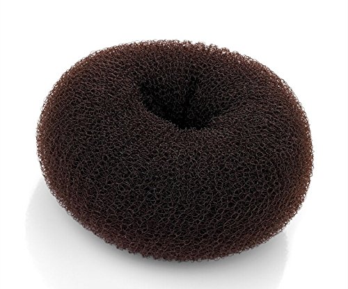 Beau Belle Hair Donut - Bun Maker - Hair Styling Bun Ring - Hair Tool Doughnut - Brown Hair Donut Ring Bun - Bun Ring Shaper Hair Former Doughnut Donut