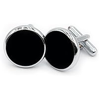 Gemelli Da Polso Uomo In Cristallo Blu Francese - Per Matrimoni, Ufficio E Occasioni Eleganti Con Confezione Regalo - Foto 4