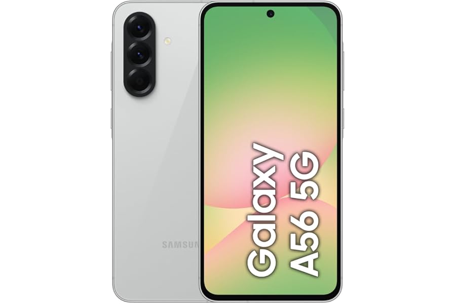 Samsung Galaxy A56 5G (12 GB RAM, 256 GB Storage, Awesome Lightgray) - UAE Version