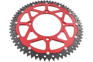 MOTOX-TREME Kettenrad Alu rot 63-Zähne 428-Teilung kompatibel mit Beta RR 125 LC 4T Enduro Bj. 2015-2016