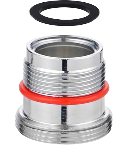Adattatore Filettato Cromato Da M22x1,0 Maschio A M18x1,0 Maschio Per Aeratore Rubinetto