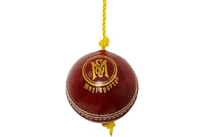 Mozi Sports String Cricketbälle - Entwickeln Sie Hand-Augen-Koordination, Leder-Ball zum Üben