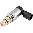 AC Control Valve, Qiilu AC Compressor Control Solenoid Valve,Solenoid Valve for PXE16 PXE14 1K0260859F(Silver)