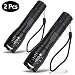 Produktbild Aokebeey LED Taschenlampe, 2 Pack Tragbarer Zoombar Superhelle 1000 Lumen CREE LED Handlampe, 5 Modis Einstellbar, Wasserdicht Taschenleuchte für Outdoor Sports Camping Taschenlicht