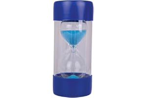 Bigjigs Toys 5 Minute Durable Ballotini Sand Timer Ideal for Home and Educational Purposes - Suitable for all ages