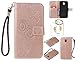 Produktbild für Samsung Galaxy J3 2017 / J330 5.0'' PU Leder Silikon Schutzhülle Handy case Book Style Portemonnaie Design für Samsung Galaxy J3 2017 / J330 5.0'' + Schlüsselanhänger ( DFG (4)