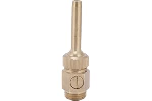 Tomotato Messing Brunnendüse, Wasser Brunnen Düse Sprinkler Brunnensprühkopf für Gartenteich Vergnügungspark Museum Dekorationen Zubehör(4 Points 1/2)