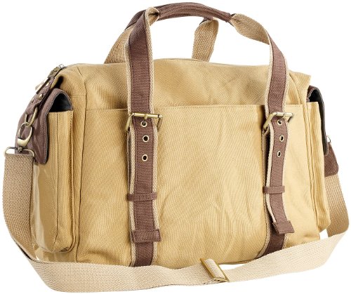 Xcase Canvas-Tasche mit Notebookfach 38 x 27 x 3