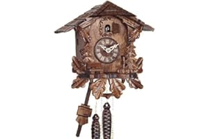 Eble 10180 - Reloj de cuco (madera, funciona con pilas, 26 cm)