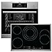 Produktbild AEG BEB353 Set Backofen BEB351010M + Glaskeramikkochfeld HK854870X-B