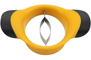 ANNIUP Trancheuse à mangue, dénoyauteur avec lame en acier inoxydable, séparateur de fruits, poignée ergonomique en caoutchouc, outil de cuisine pour fruits