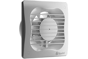 Xpelair 93225AW Bathroom Ventilation Wall/Ceiling Extractor Fan, 240 V, White