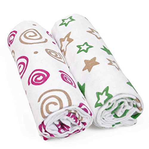 Grünspecht Moltontücher 2er-Pack - 2