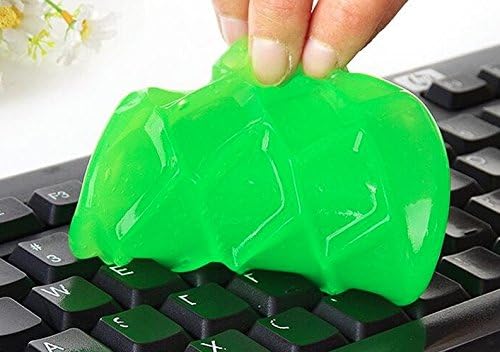 Dust Cleaner Gel Pad Sponge Wiper Keyboard Cleaner Printer Mobile Phone Computer Keypad Air Vent Office Supply Multipurpose Reusable Dirt Dust GREEN
