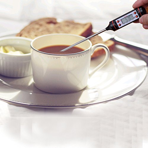 Feder Art Einstichpyrometer Kochen Lebensmittel Temperatur Thermometer elektronische Digital - 3