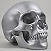 Produktbild Silver Painted Skull Ornament - H19cm by Design Clinic