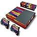 Produktbild Stillshine Xbox ONE Skin Design Folie Aufkleber für Konsole + 2 Controller Skins + Kamera Sticker Set (Holz Bunt)