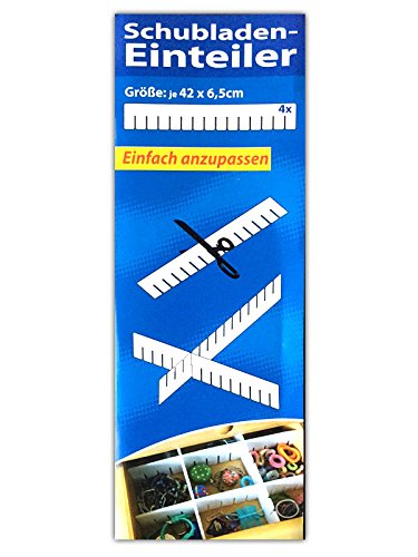 32tlg. Schubladenteiler Set Fachteiler Schubladeneinteiler Schubladen Einteiler - 2