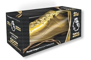 Topps Premier League 2026 - Debut Edition - Golden Boot Tin - contains 57 cards including 7 exclusive Golden Boot LE cards