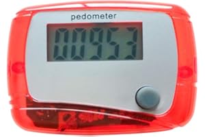 Washranp Portable Counter Mini Digital LCD Pedometer Sports Walking Running Step Counter Meter Walking Distance Miles, Calorie Counter, Daily Target Monitor, Exercise Time