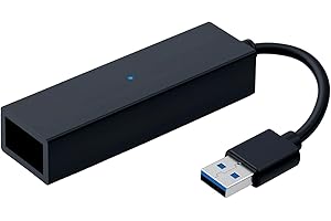 Mcbazel VR Adaptador de Cámara USB3.0 para PS5/PRO,Convertidor de Cámara PS4 a Consola PS5 para PS VR con Indicador LED Compatible con Playstation 5 -Negro