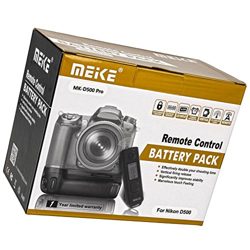 D clencheur distance avec poign e Meike Batterie Grip vertical pour Nikon D500 2 4 GHz avec minuteur et fonction Intervalle de MK-D500 Pro reviews D clencheur distance avec poign e Meike Batterie Grip vertical pour Nikon D500 2 4 GHz avec minuteur et fonction Intervalle de MK-D500 Pro